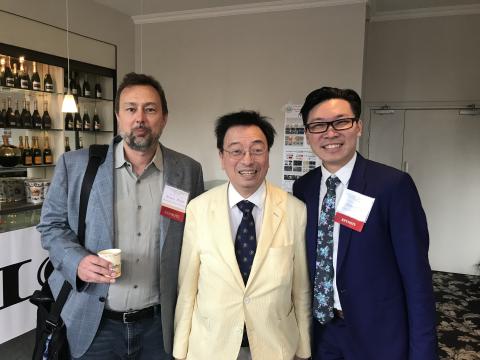 Professor Wardle & Professor Hui & Denvid Lau